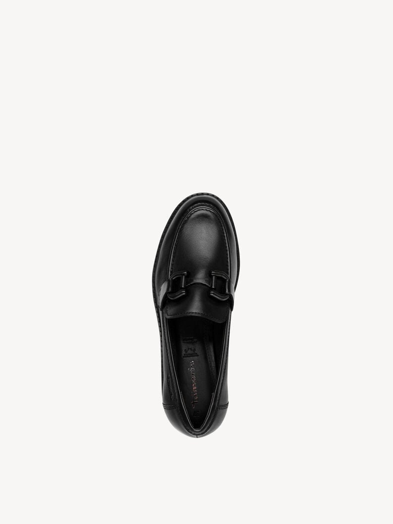 cuoio di pattino - nero 1-24723-43-003 compra tamaris scarpe basse pantofole online