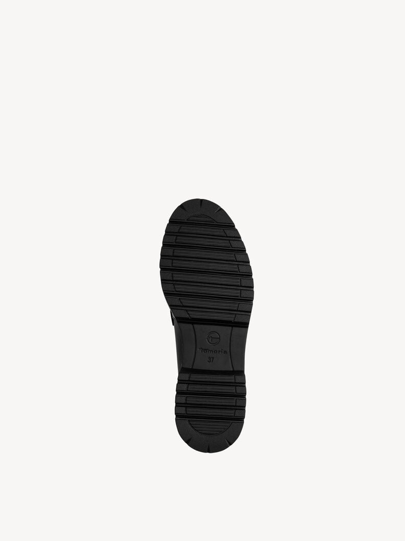 cuoio di pattino - nero 1-24723-43-003 compra tamaris scarpe basse pantofole online