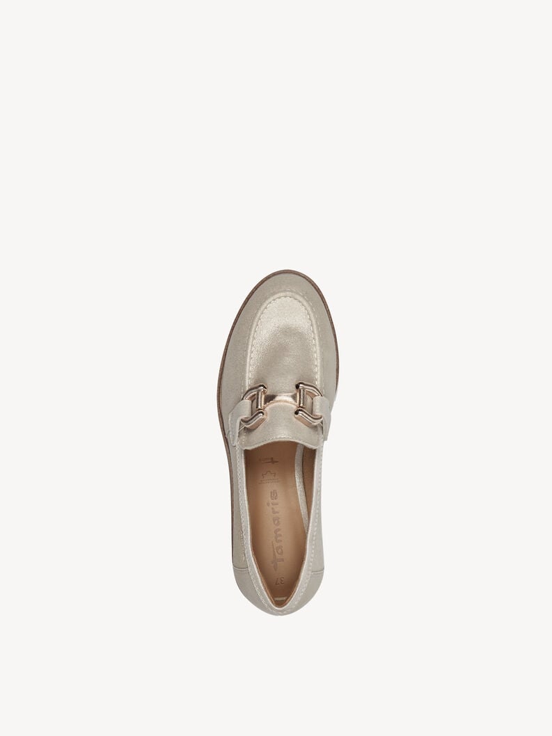 cuoio di pattino - beige 1-24723-43-179 compra tamaris scarpe basse pantofole online