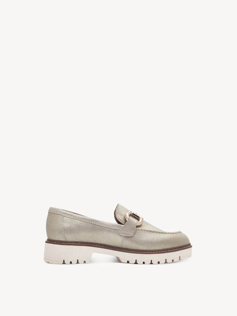 cuoio di pattino - beige 1-24723-43-179 compra tamaris scarpe basse pantofole online