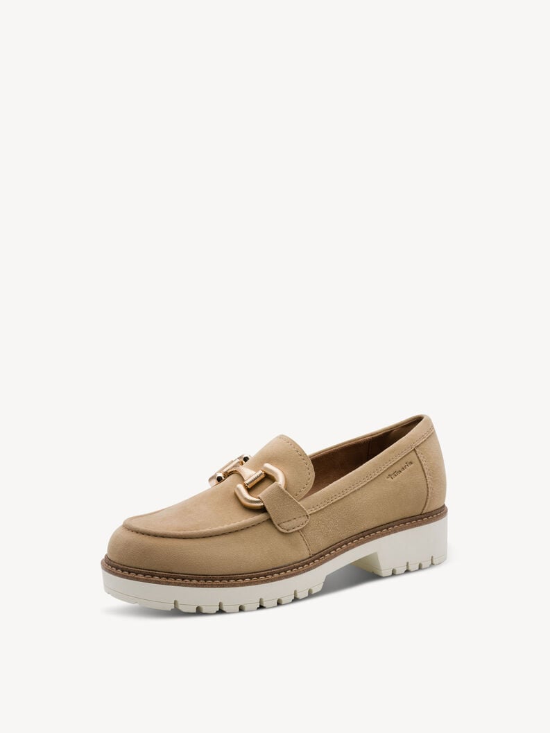cuoio di pattino - marrone 1-24723-43-435 compra tamaris scarpe basse pantofole online