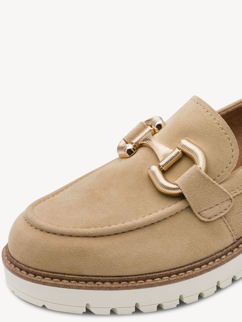 cuoio di pattino - marrone 1-24723-43-435 compra tamaris scarpe basse pantofole online