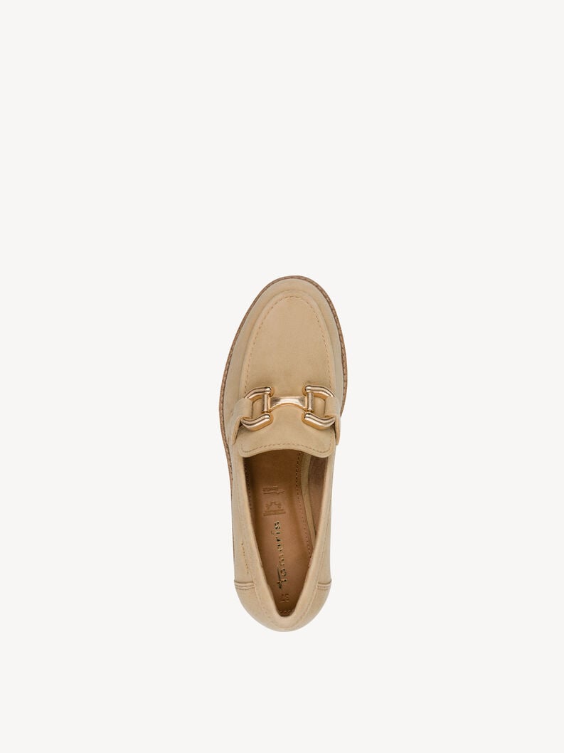 cuoio di pattino - marrone 1-24723-43-435 compra tamaris scarpe basse pantofole online