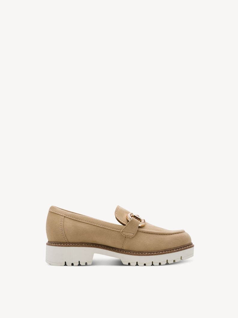 cuoio di pattino - marrone 1-24723-43-435 compra tamaris scarpe basse pantofole online