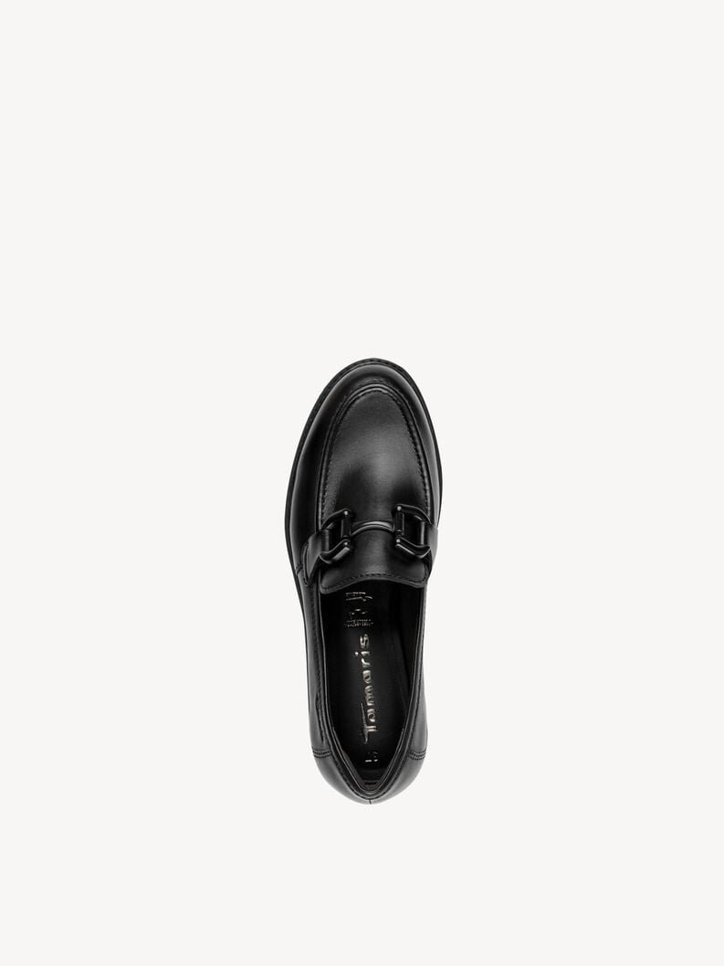 cuoio di pattino - nero 1-24733-45-003 compra tamaris scarpe basse pantofole online