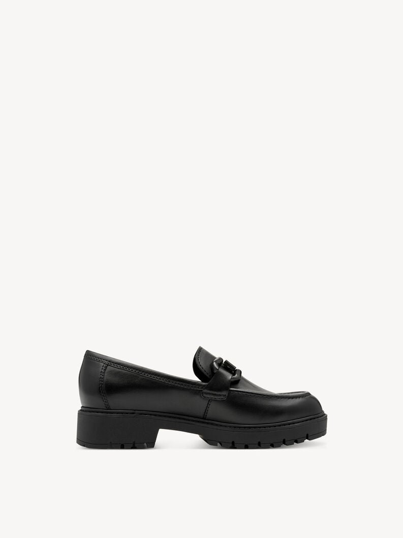 cuoio di pattino - nero 1-24733-45-003 compra tamaris scarpe basse pantofole online