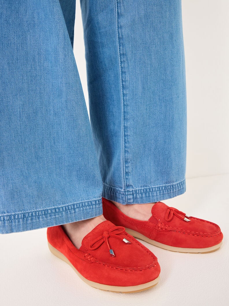 cuoio di pattino rosso 8-84600-44-501 compra tamaris scarpe basse pantofole online