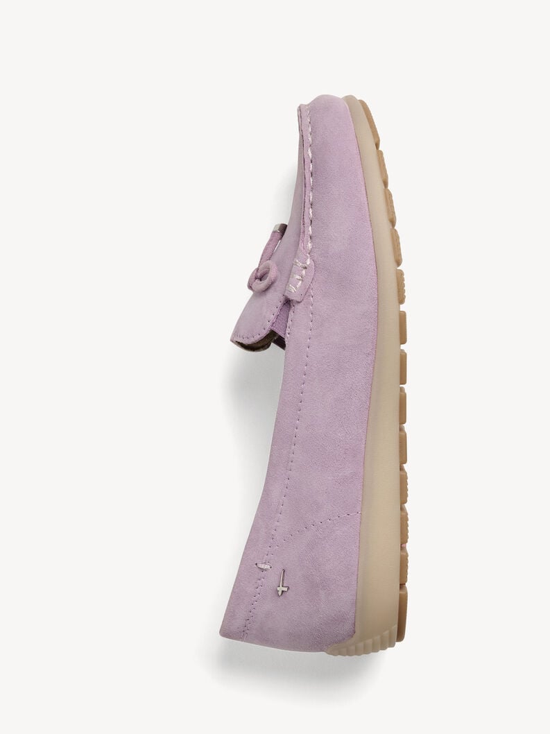 cuoio di pattino viola - 8-84600-44-525 compra tamaris scarpe basse pantofole online