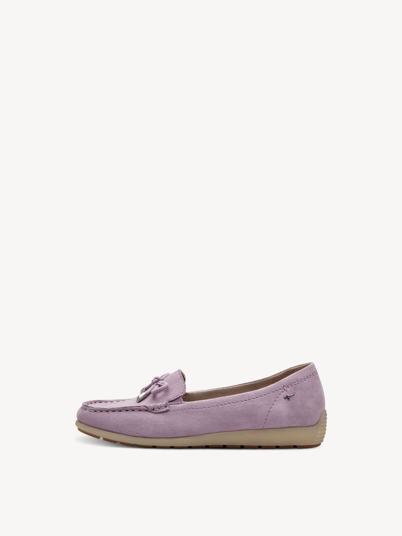 cuoio di pattino viola - 8-84600-44-525 compra tamaris scarpe basse pantofole online