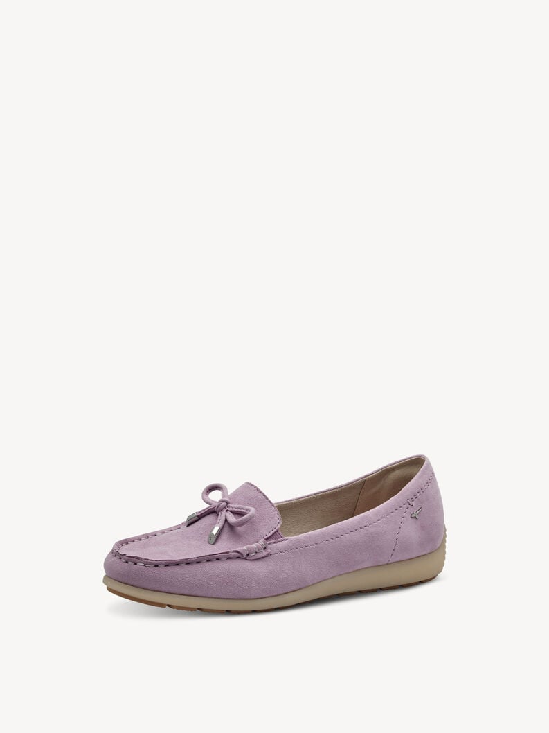 cuoio di pattino viola - 8-84600-44-525 compra tamaris scarpe basse pantofole online