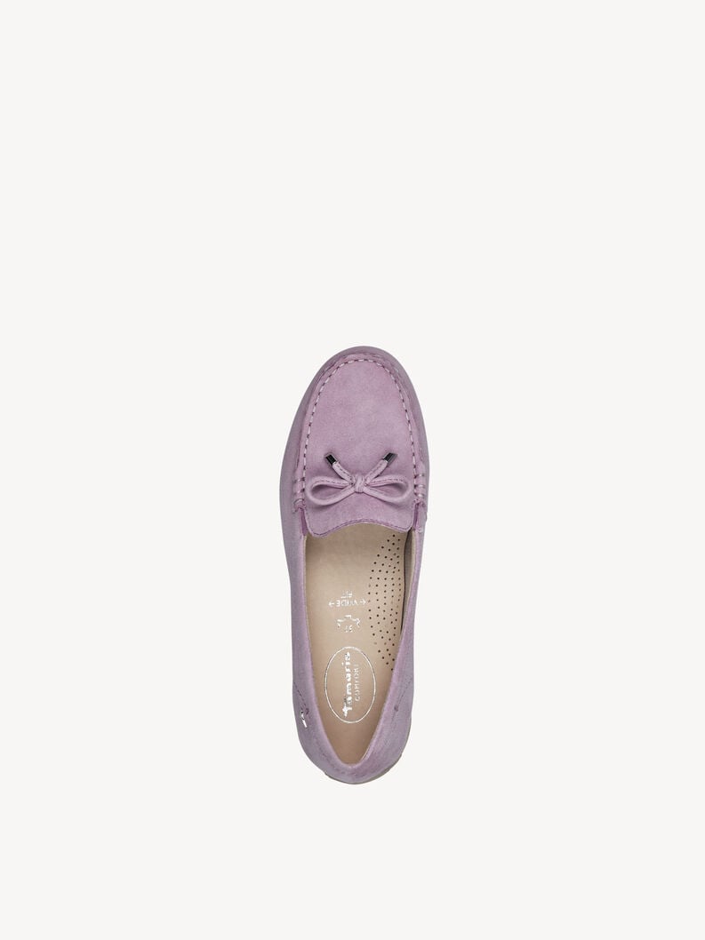 cuoio di pattino viola - 8-84600-44-525 compra tamaris scarpe basse pantofole online