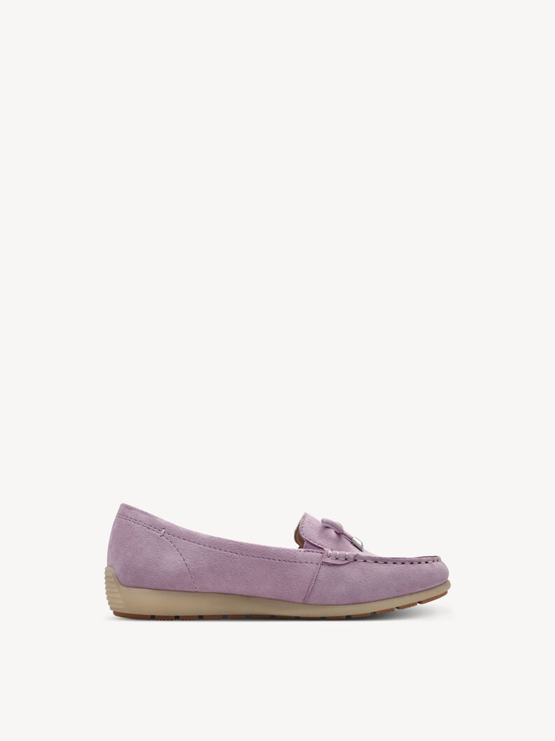 cuoio di pattino viola - 8-84600-44-525 compra tamaris scarpe basse pantofole online