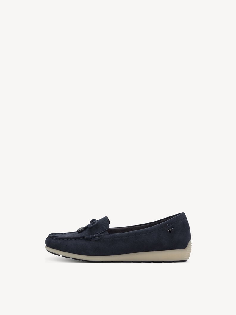 cuoio di pattino - blu 8-84600-44-806 compra tamaris scarpe basse pantofole online