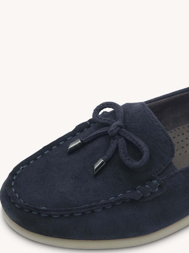 cuoio di pattino - blu 8-84600-44-806 compra tamaris scarpe basse pantofole online