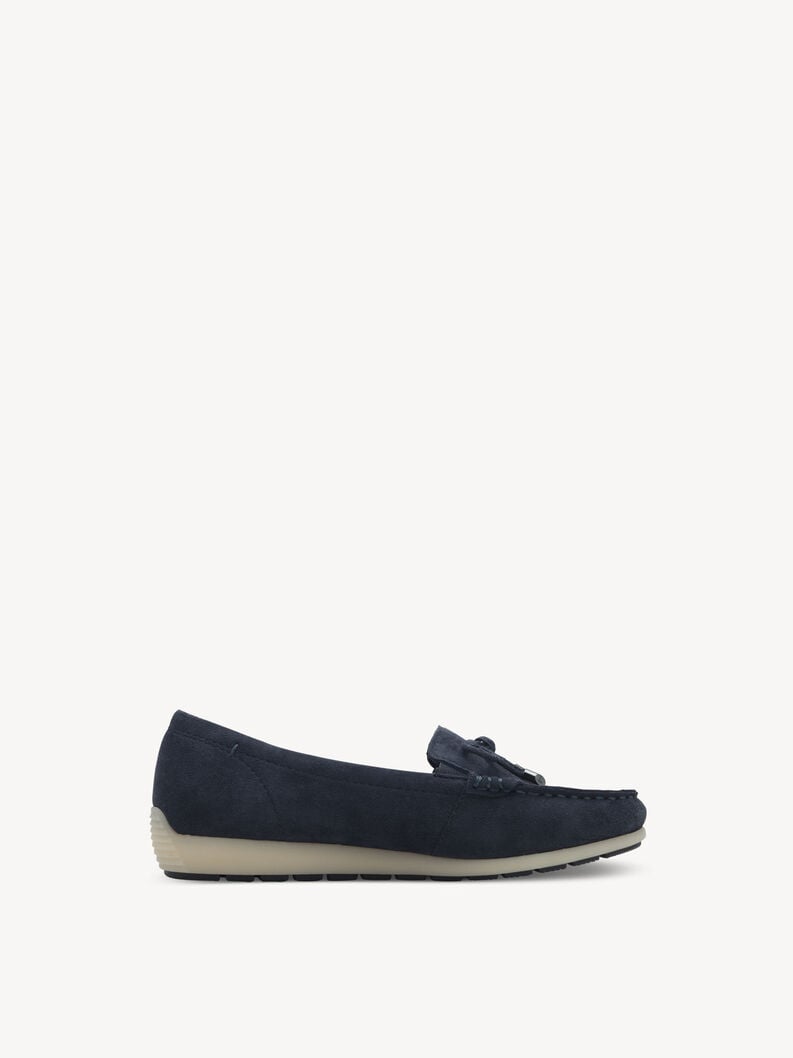 cuoio di pattino - blu 8-84600-44-806 compra tamaris scarpe basse pantofole online