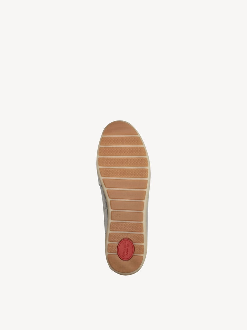 cuoio di pattino - oro 8-84600-44-909 compra tamaris scarpe basse pantofole online
