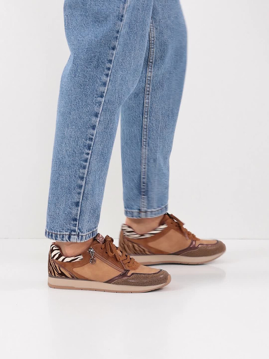 sneaker marrone 1-23603-42-3a2 compra tamaris sneakers online