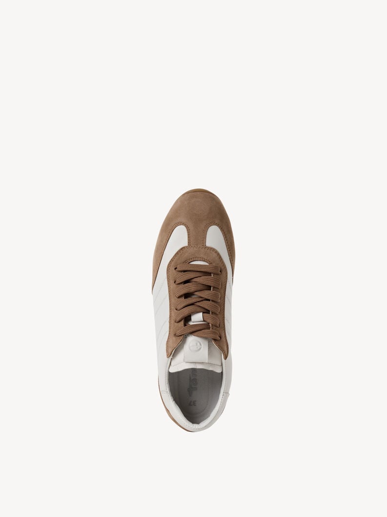 sneaker in pelle - marrone 1-23611-44-301 compra tamaris sneakers online