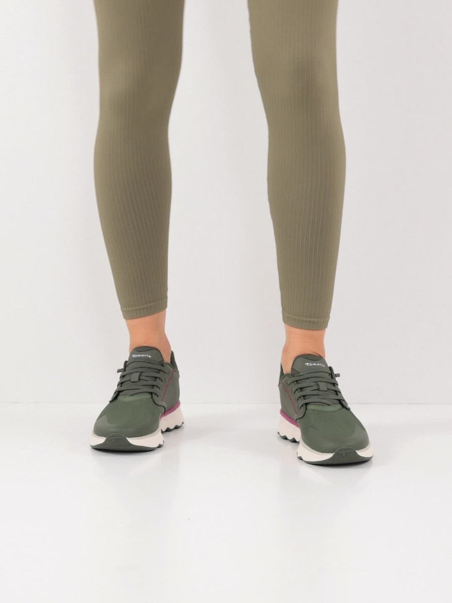 nowana sneaker - verde 1-23700-44-761 compra tamaris sneakers online