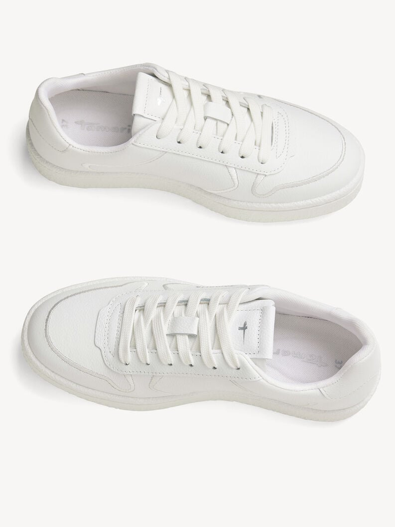 sneaker in pelle - bianco 1-23701-45-117 compra tamaris sneakers online