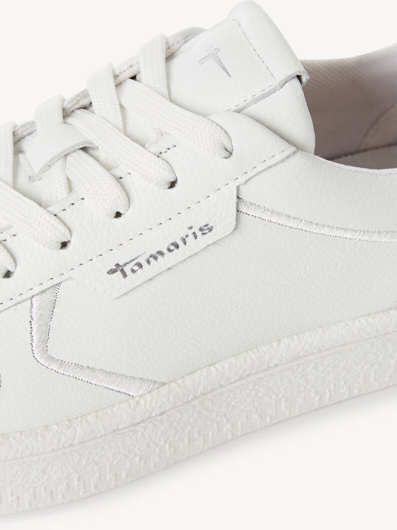 sneaker in pelle - bianco 1-23701-45-117 compra tamaris sneakers online