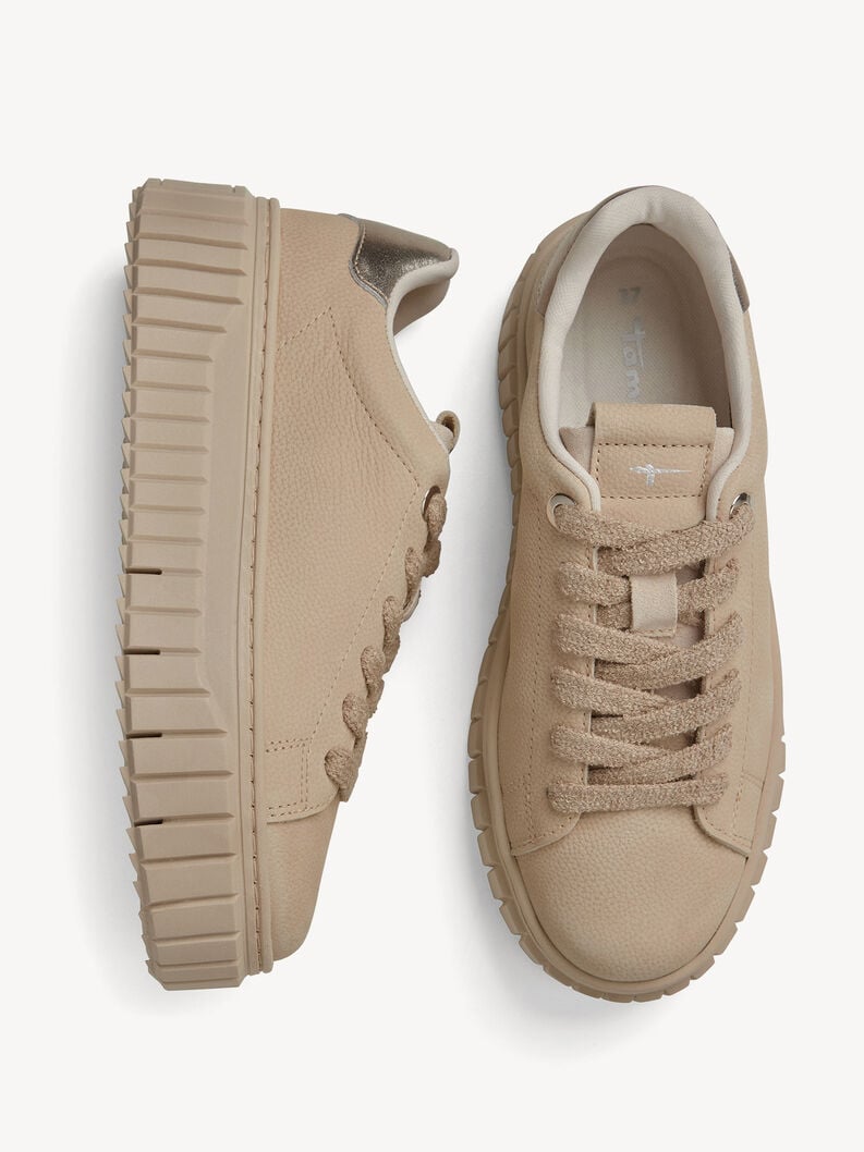 sneaker in pelle - marrone 1-23702-45-375 compra tamaris sneakers online