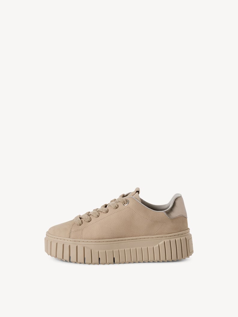 sneaker in pelle - marrone 1-23702-45-375 compra tamaris sneakers online