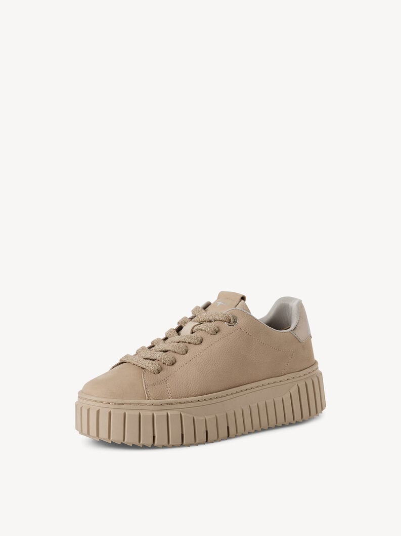 sneaker in pelle - marrone 1-23702-45-375 compra tamaris sneakers online