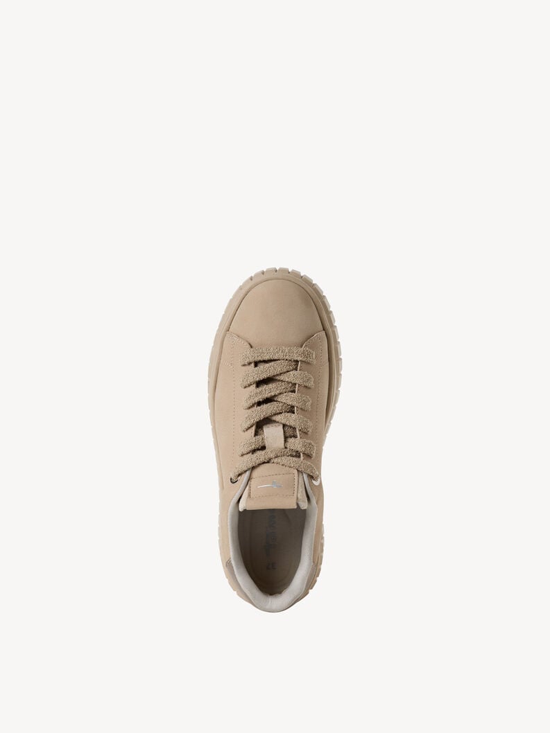 sneaker in pelle - marrone 1-23702-45-375 compra tamaris sneakers online