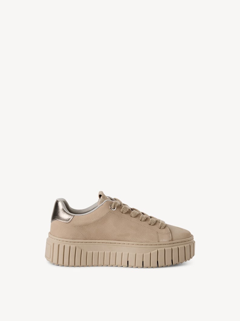 sneaker in pelle - marrone 1-23702-45-375 compra tamaris sneakers online