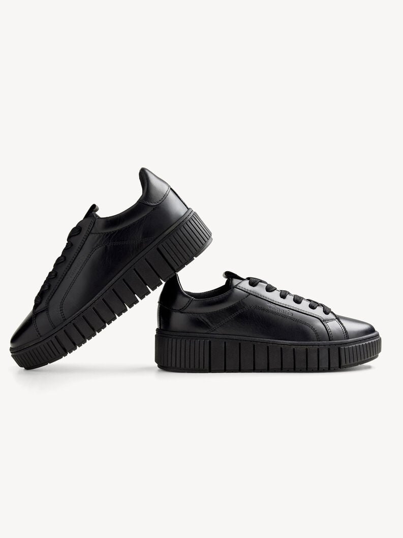sneaker in pelle - nero 1-23708-45-003 compra tamaris sneakers online