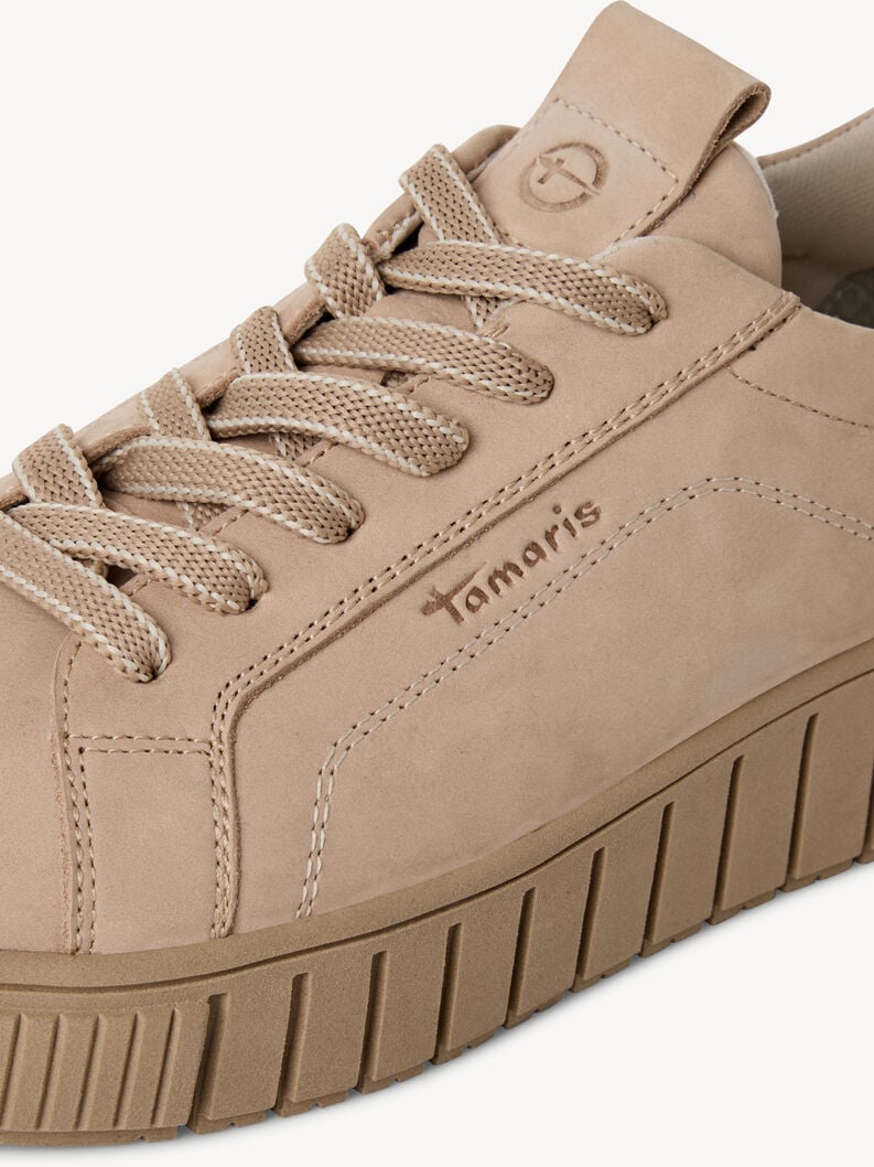 sneaker in pelle - marrone 1-23708-45-374 compra tamaris sneakers online