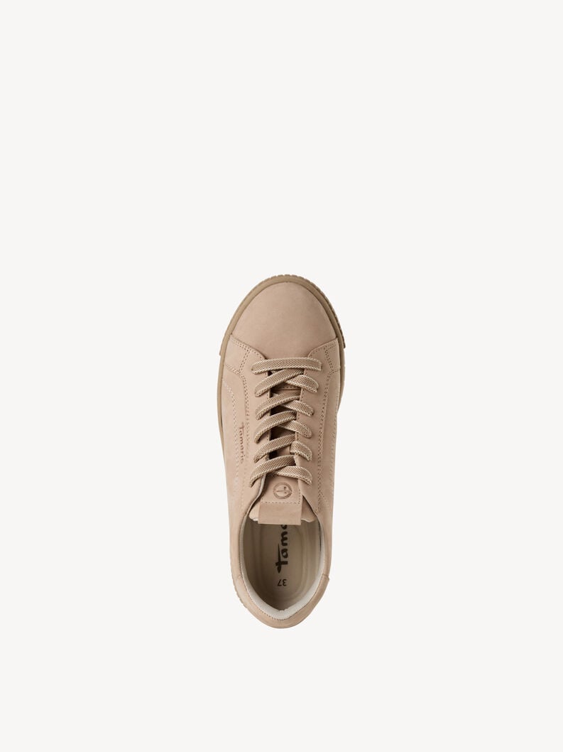 sneaker in pelle - marrone 1-23708-45-374 compra tamaris sneakers online