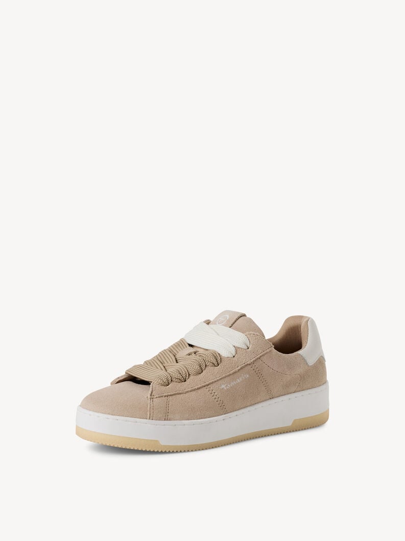 sneaker in pelle - marrone 1-23716-43-375 compra tamaris sneakers online