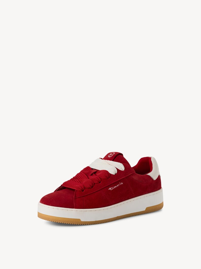 sneaker in pelle - rosso 1-23716-43-500 compra tamaris sneakers online