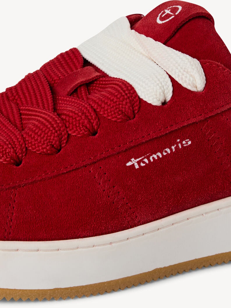 sneaker in pelle - rosso 1-23716-43-500 compra tamaris sneakers online