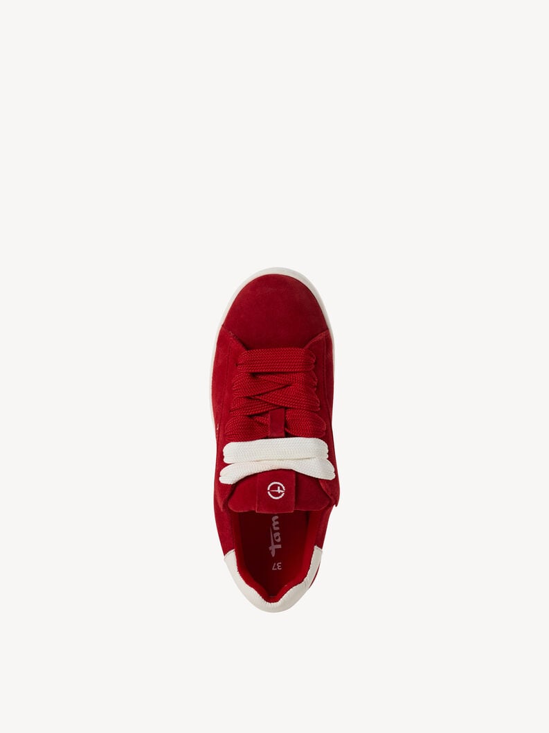 sneaker in pelle - rosso 1-23716-43-500 compra tamaris sneakers online