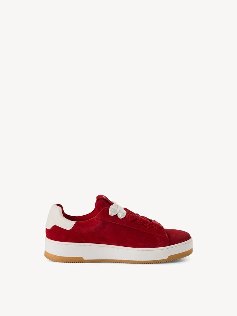 sneaker in pelle - rosso 1-23716-43-500 compra tamaris sneakers online