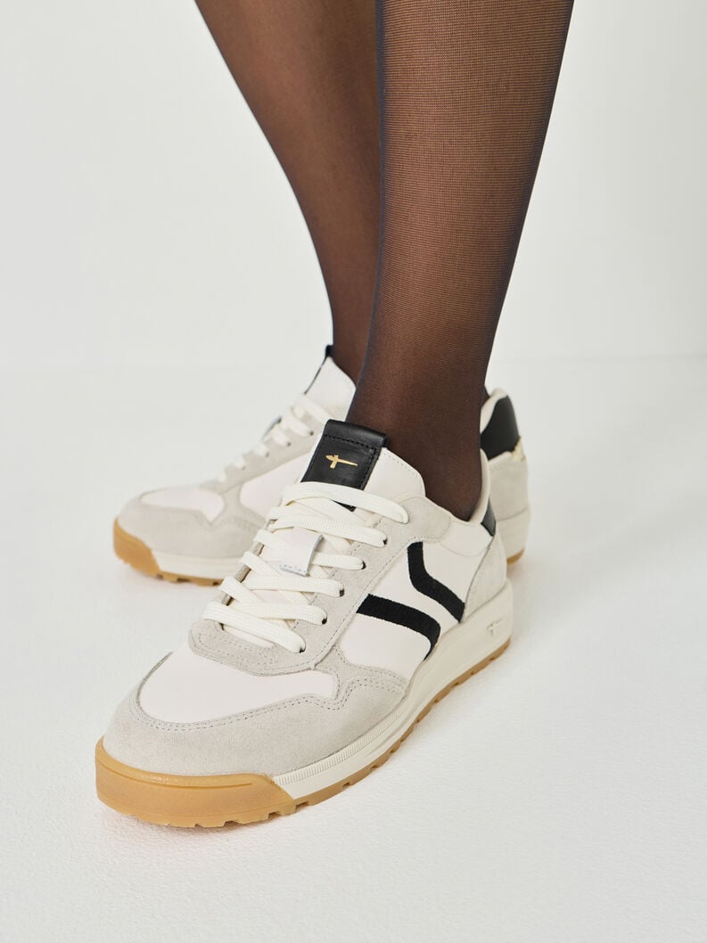 sneaker in pelle beige 1-23718-45-430 compra tamaris sneakers online