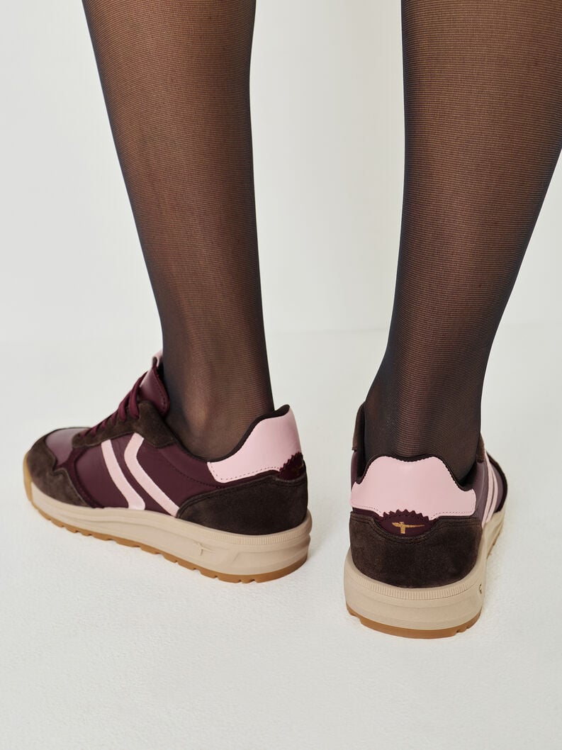 sneaker in pelle - rosso 1-23718-45-534 compra tamaris sneakers online