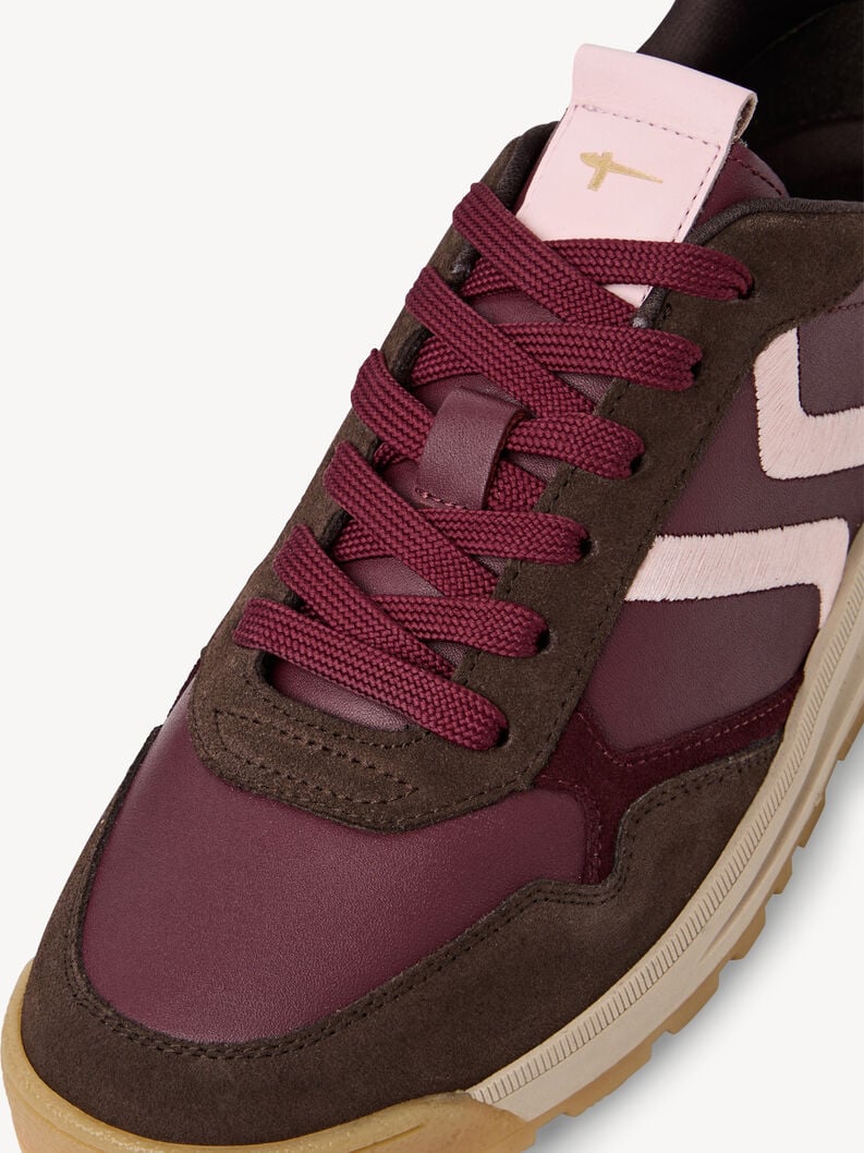 sneaker in pelle - rosso 1-23718-45-534 compra tamaris sneakers online