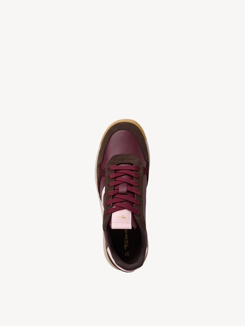 sneaker in pelle - rosso 1-23718-45-534 compra tamaris sneakers online