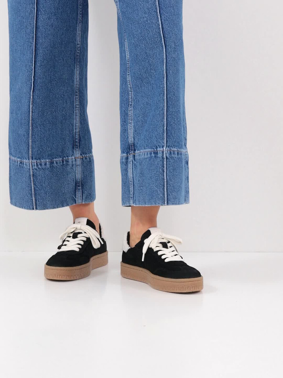 sneaker in pelle - nero 1-23723-44-083 compra tamaris sneakers online