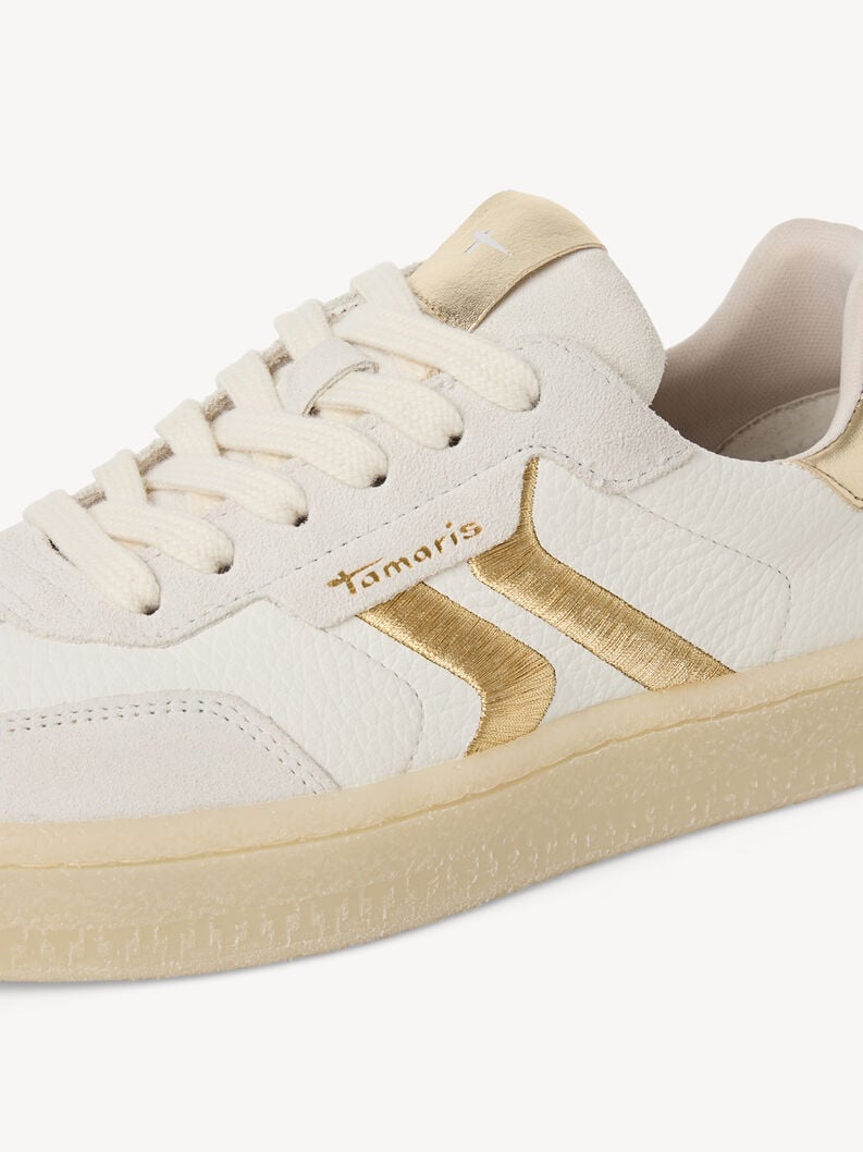 sneaker in pelle - bianco 1-23723-44-132 compra tamaris sneakers online