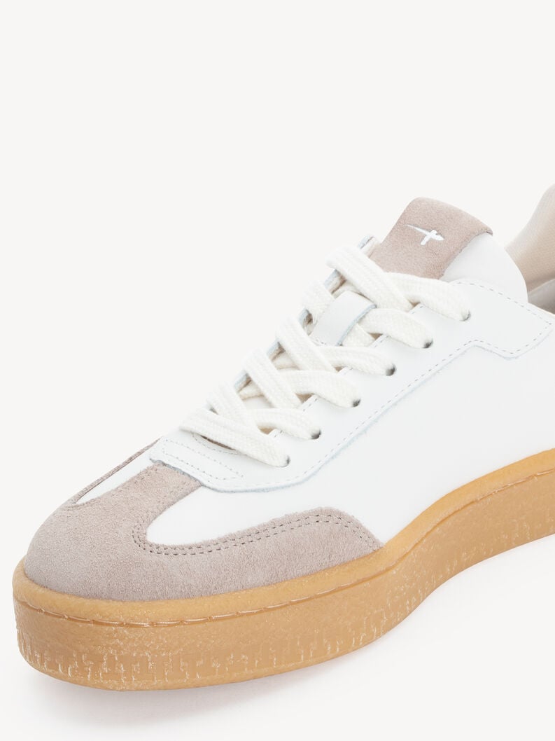 sneaker in pelle - marrone 1-23723-44-344 compra tamaris sneakers online