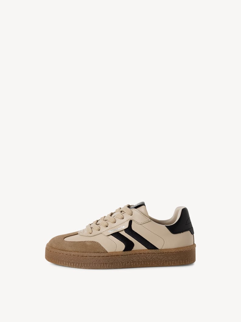 sneaker in pelle beige 1-23723-44-402 compra tamaris sneakers online