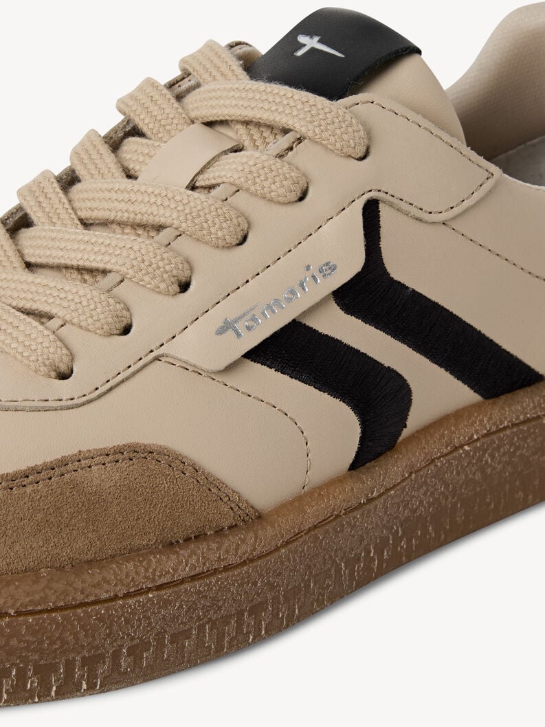 sneaker in pelle beige 1-23723-44-402 compra tamaris sneakers online