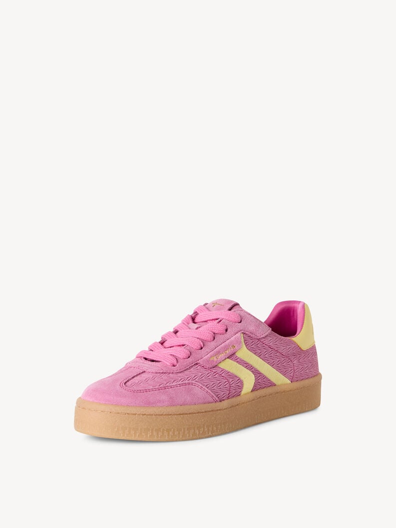sneaker in pelle - rosa 1-23723-44-514 compra tamaris sneakers online