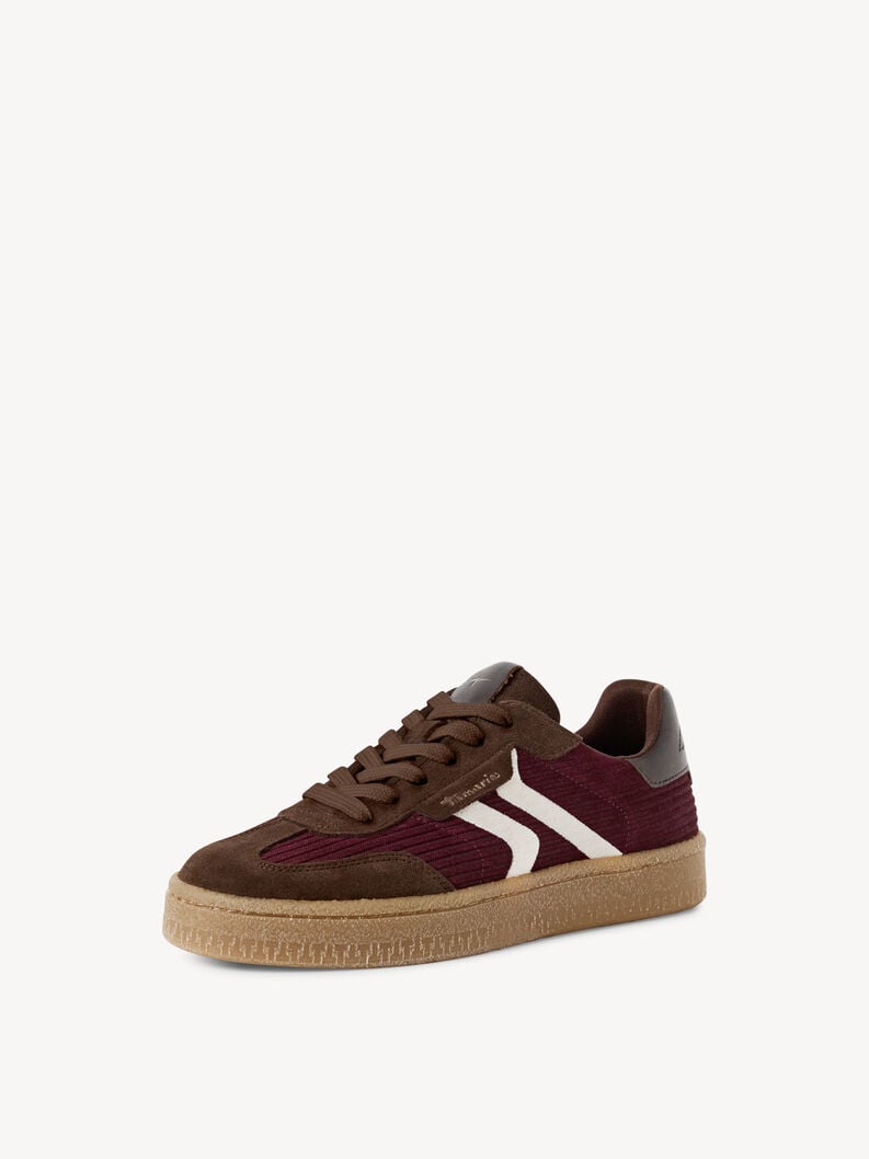 sneaker in pelle - rosso 1-23723-44-534 compra tamaris sneakers online