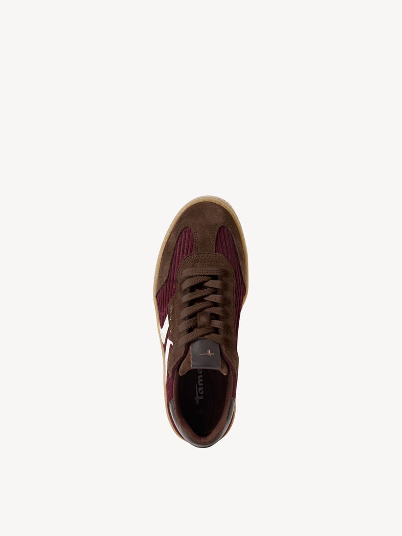 sneaker in pelle - rosso 1-23723-44-534 compra tamaris sneakers online
